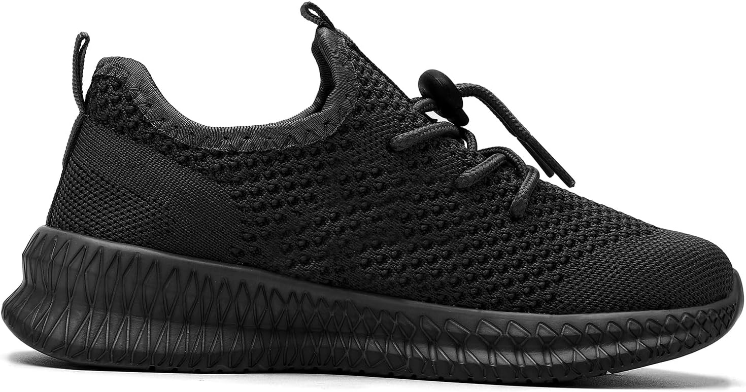 Kids Running Shoes for Boys and Girls – Lightweight Mesh Athletic Sneakers with Non-Slip Sole, Breathable Walking & Tennis Shoes for Toddler, Little Kid, Big Kid