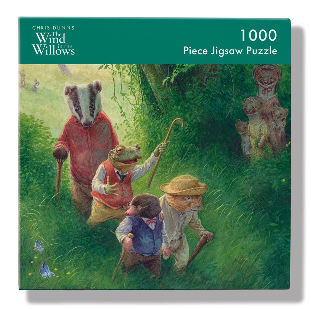 Museums & Galleries Wind in the Willows Jigsaw Puzzle, 1000 Piece Puzzles for Adults, Beautiful Illustrated Storybook Scene - Image 2