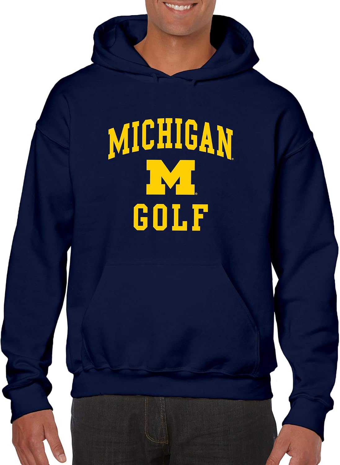 UGP Campus Apparel NCAA Arch Logo Golf, Team Color Hoodie, College, University…