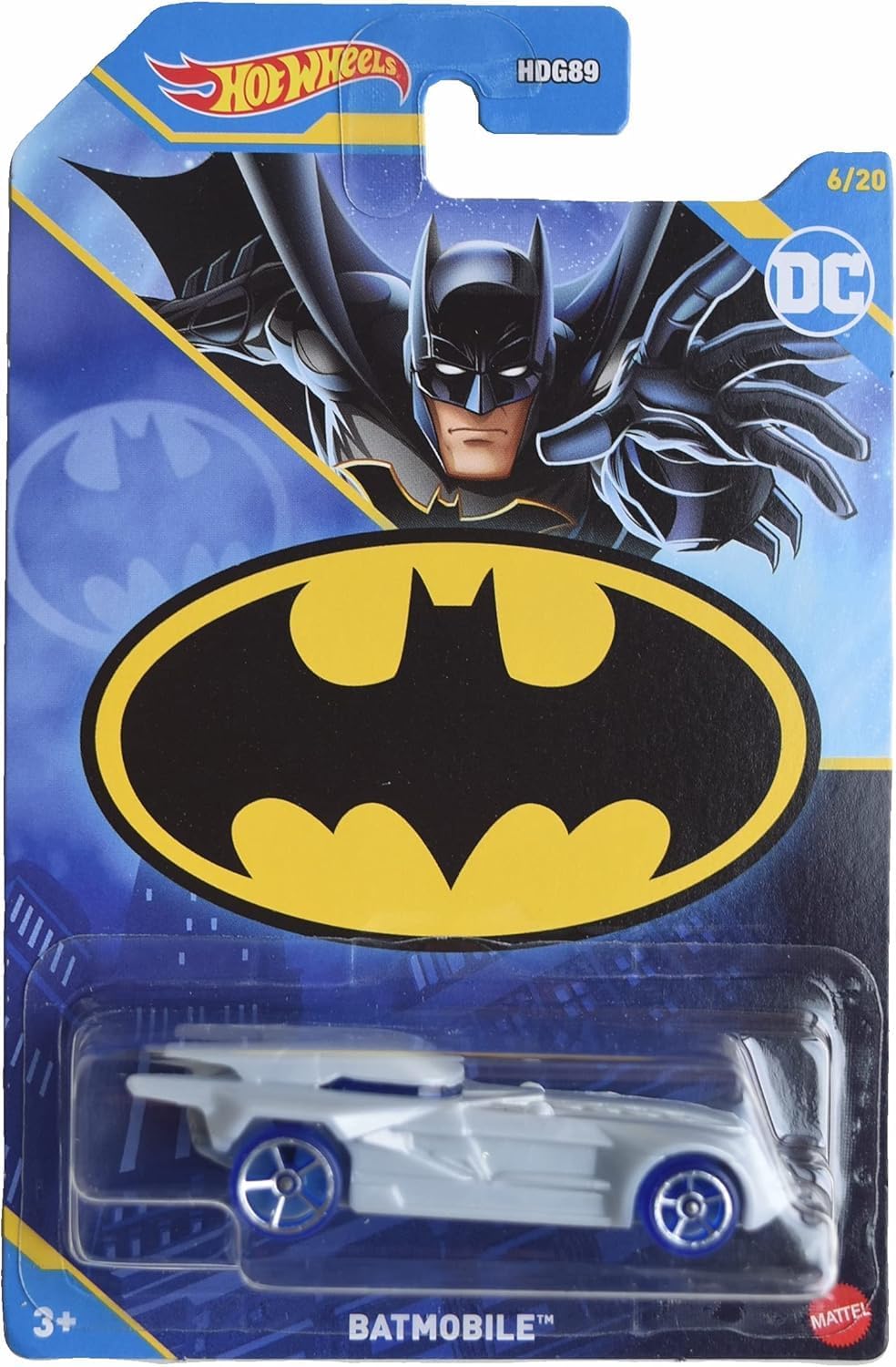 Hot Wheels Batman 2023 Batmobile Complete Set of 5 Diecast Vehicles Mix 2 from HDG89-956F Release, Gray, Black, Navy, Red