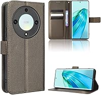 Vista 119 de Case for Honor X7a - Funda de piel sintética con tapa para Honor X7a RKY-LX2, color marrón