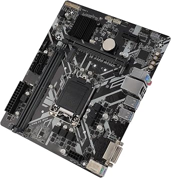 PUSOKEI B365M D2VX SI Motherboard, M ATX DDR4 Desktop Computer Mainboard with DVI Output and ALC887 7.1 Channel Sound, for Core i9 i7 i5 i3 Pentium Celeron LGA 1151 Socket