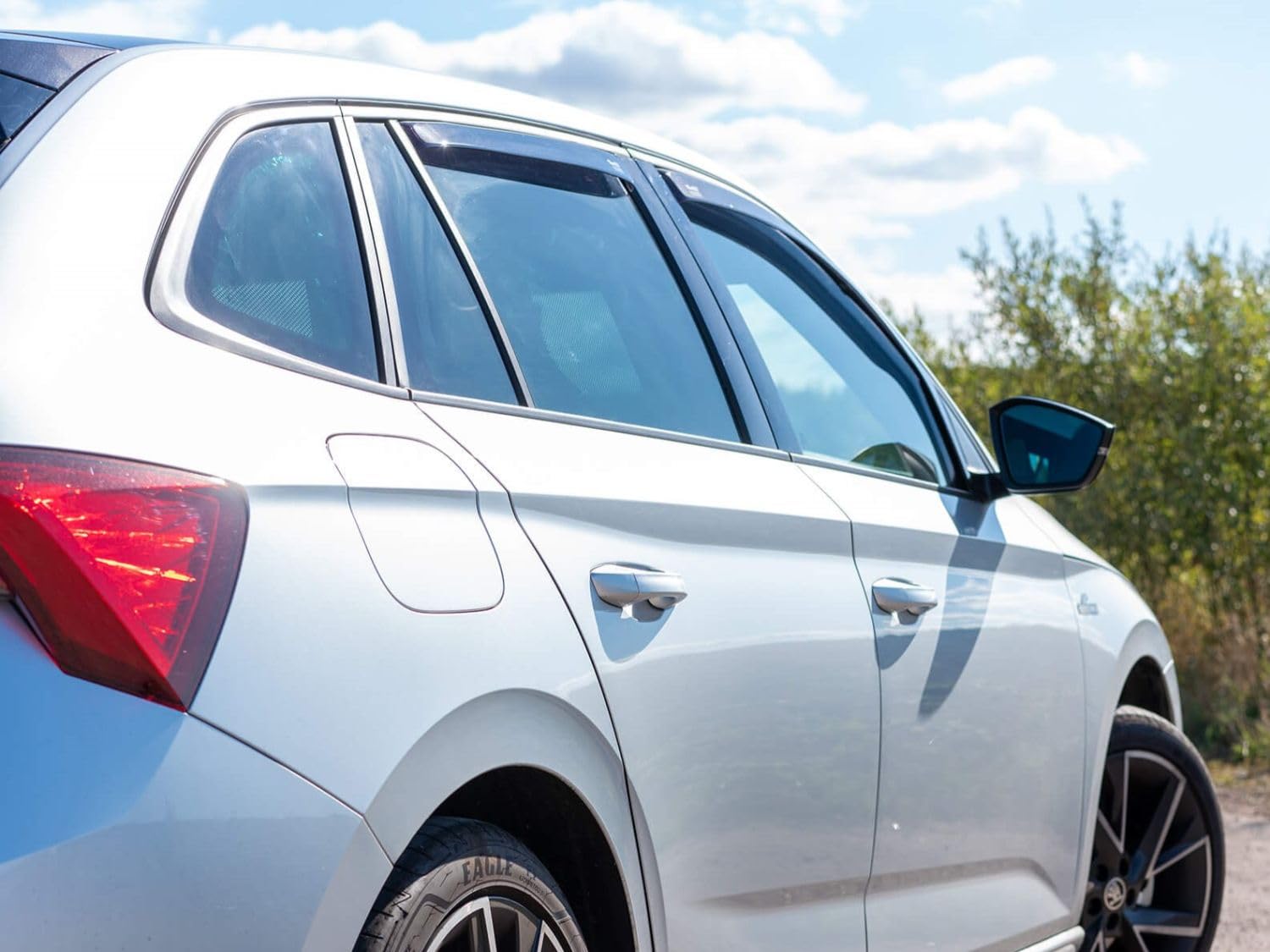Fahrzeugspezifische Sonnenschutz Blenden passend für Skoda Scala ab 2019 Komplett-Set AZ17002424