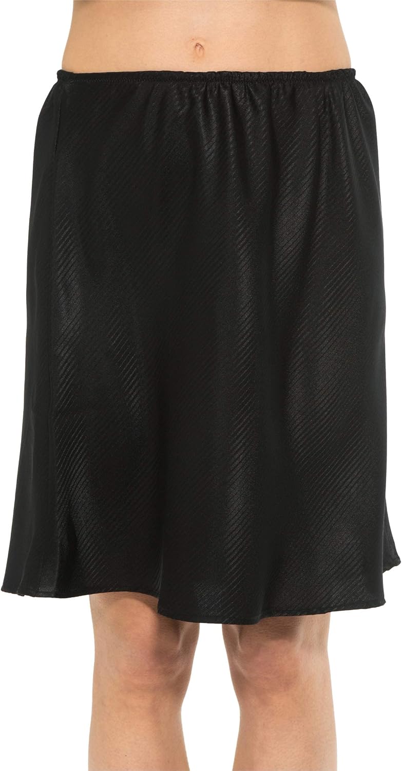 Gemsli Womens Elegant Tonal Stripe Half Slip HW324
