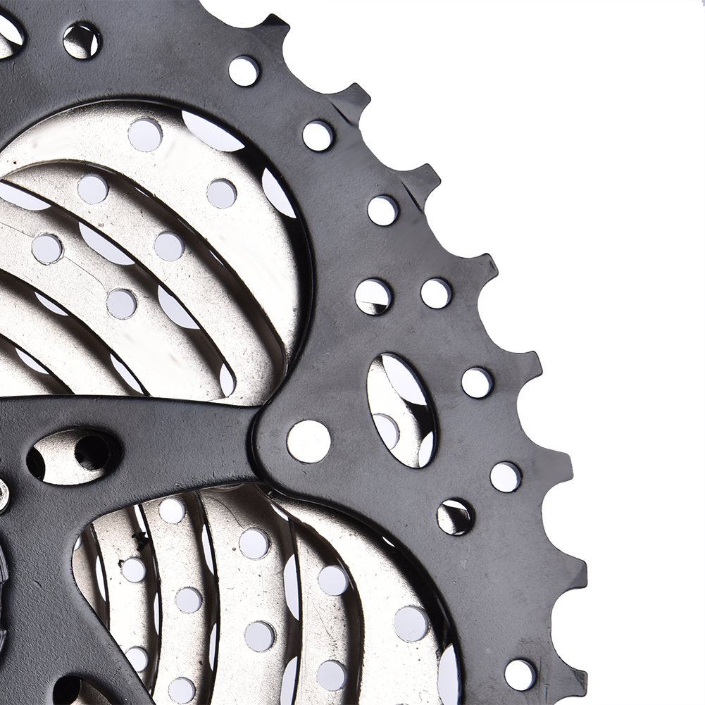 Cassette 10 Speed,Cassette 10 Speed 11 42t icletta 10 Ruote pignone a Ruota Libera 11 42T Accessorio per la Sostituzione della icletta