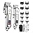 Ufree Hair Clippers for Men Professional, Barber Clippers and Trimmers Set, Cordless Hair Clippers for Hair Cutting Kit with LED Display, Electric Hair Trimmer, Gifts for Men, Silver