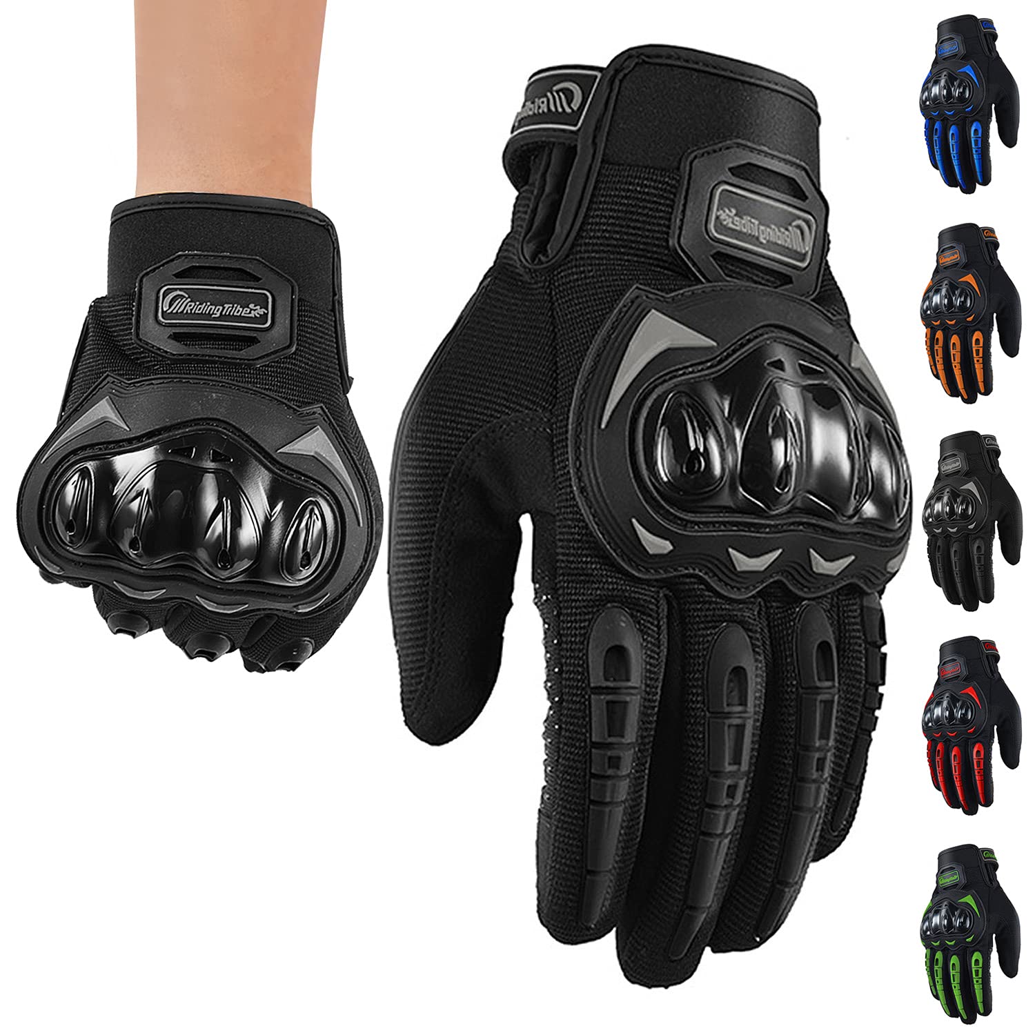 Motorcycle Gloves for Men and Women Full Finger Touchscreen Mountain Biking Dirt Bike Riding Scooter Accessories Gloves for Power Sports BMX ATV MTB Driving Motocross Cycling Motor Cycle