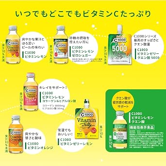 (Case) C1000 Vitamin Lemon 140mlX6 this