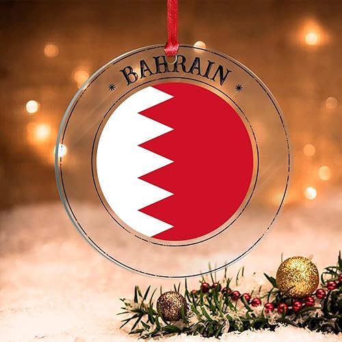 Vista 36 de Bandera de las Bahamas Adorno de árbol de Navidad para Navidad Bandera Nacional de Bahamas Decoración de árbol de Navidad Adorno colgante Adornos