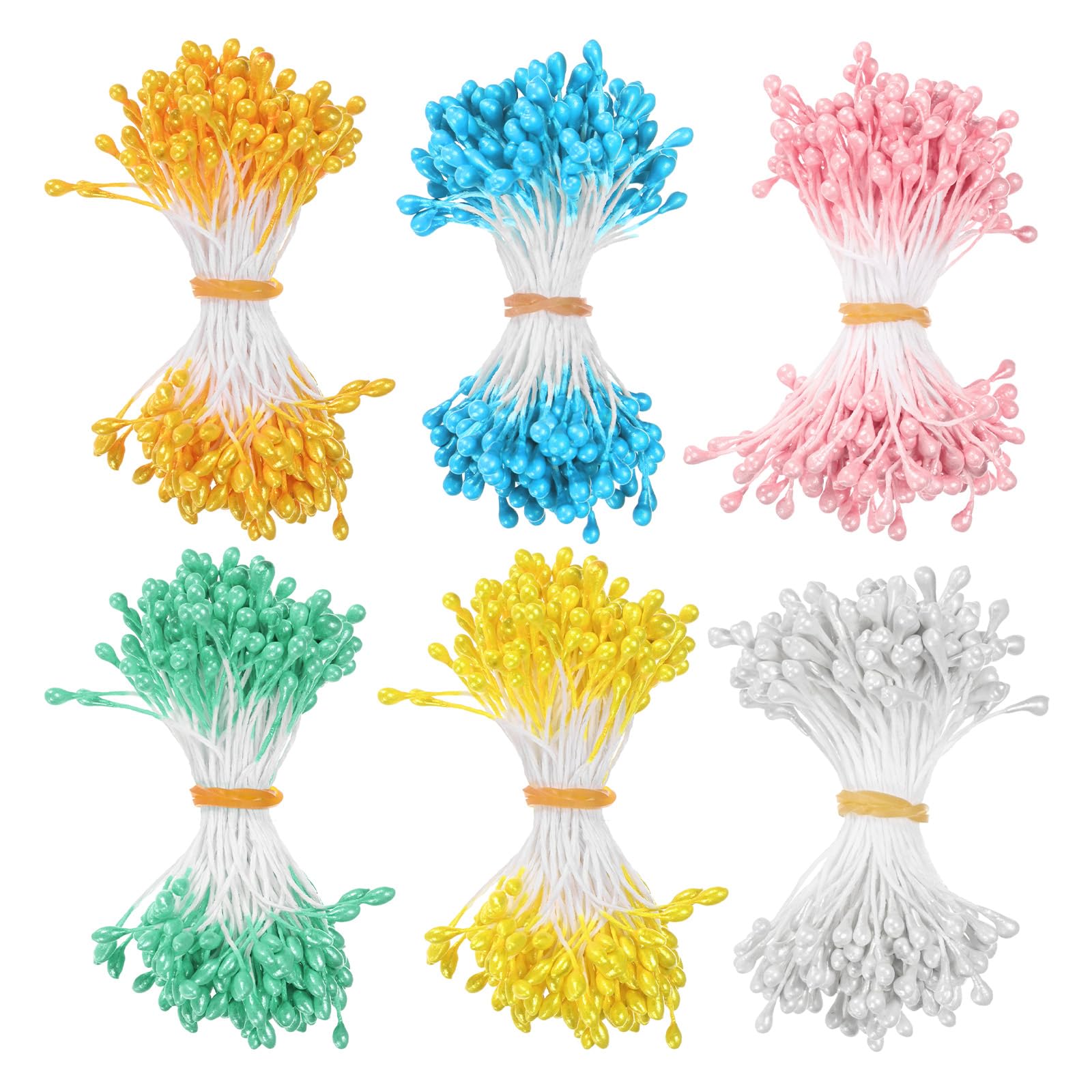 Étamines de fleurs pour travaux manuels et mini fleurs artificielles de loisirs créatifs
