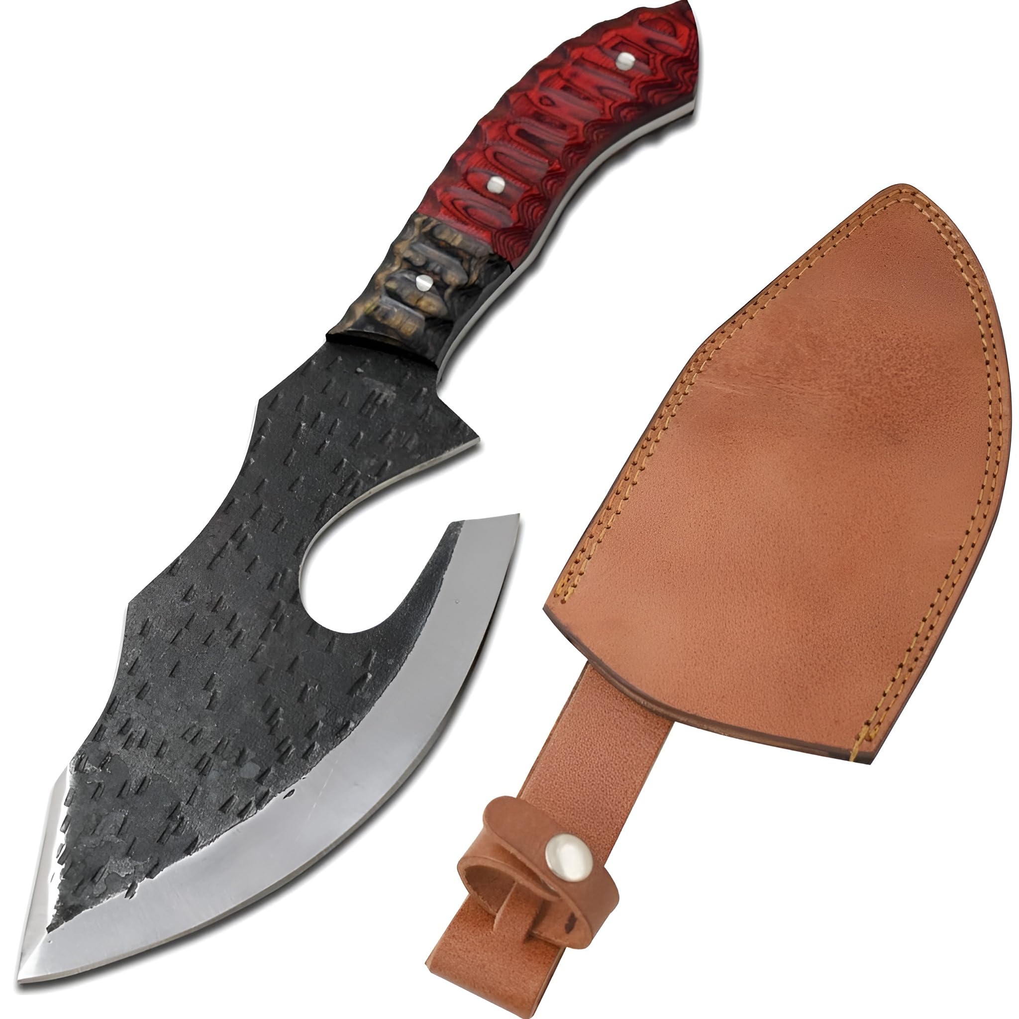 Old Ram Handmade 1075 High Carbon Steel Blade Axe Hatchet Chopping Cleaver