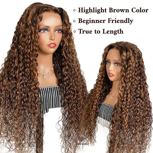 Miniatura 9 de Julia Hair Pelucas de cabello humano rizado con encaje frontal transparente Jerry de 13 x 4 pulgadas, predepilada para mujeres, cabello humano