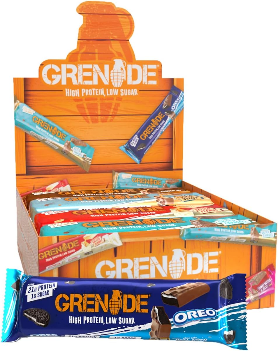 Carb Killa High Protein and Low Carb Bar, 12 x 60 g - A Selection Box