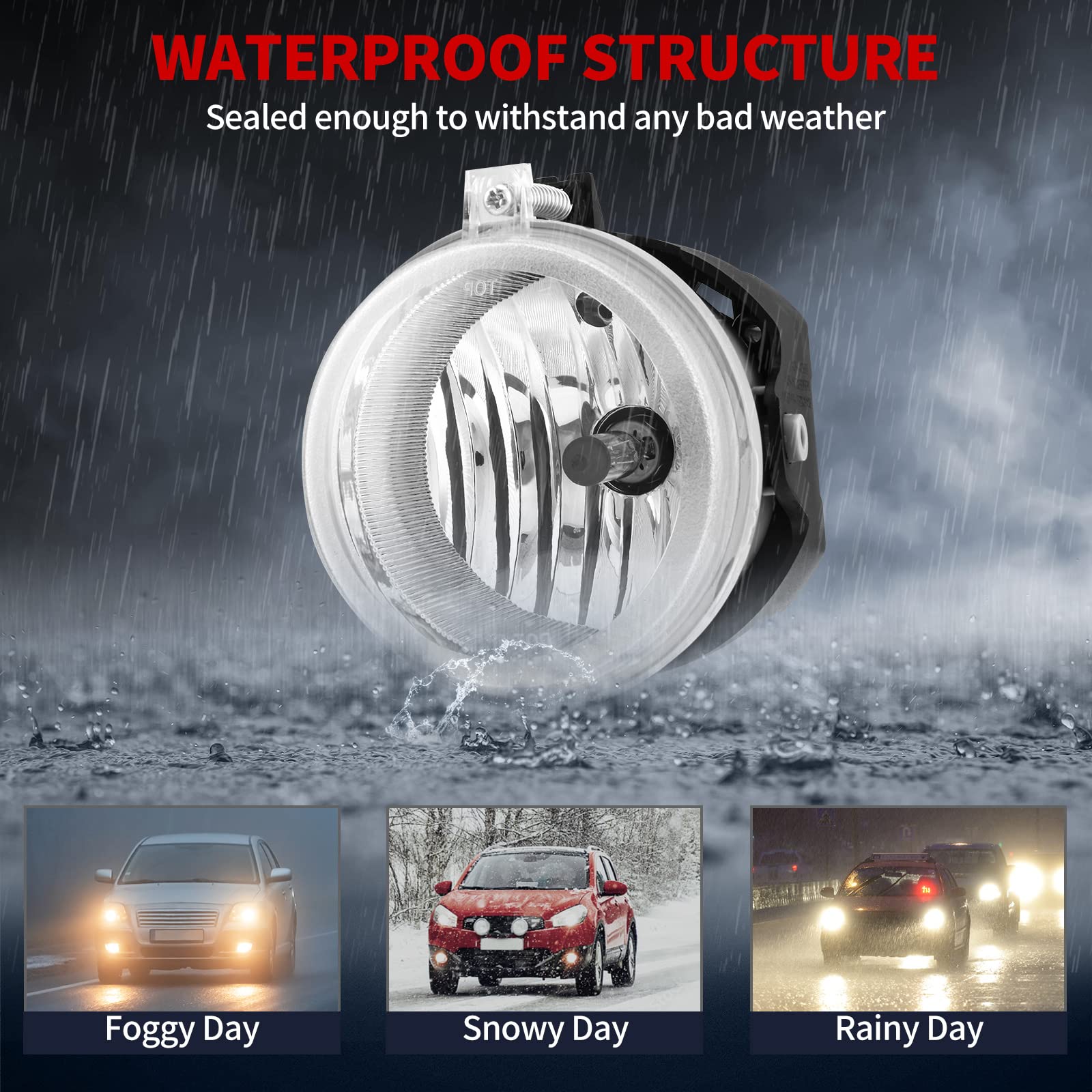 Yitamotor 2 Pack Fog Light Assembly Compatible With 2005 2007 | Desertcart  Brunei