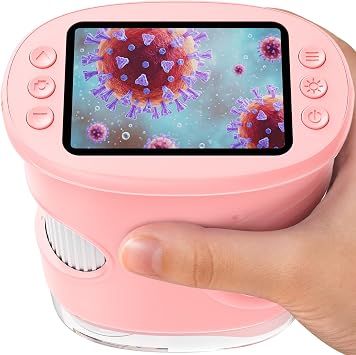 1000X Handheld Digital Microscope for Kids Pocket Microscope for Stem Toy