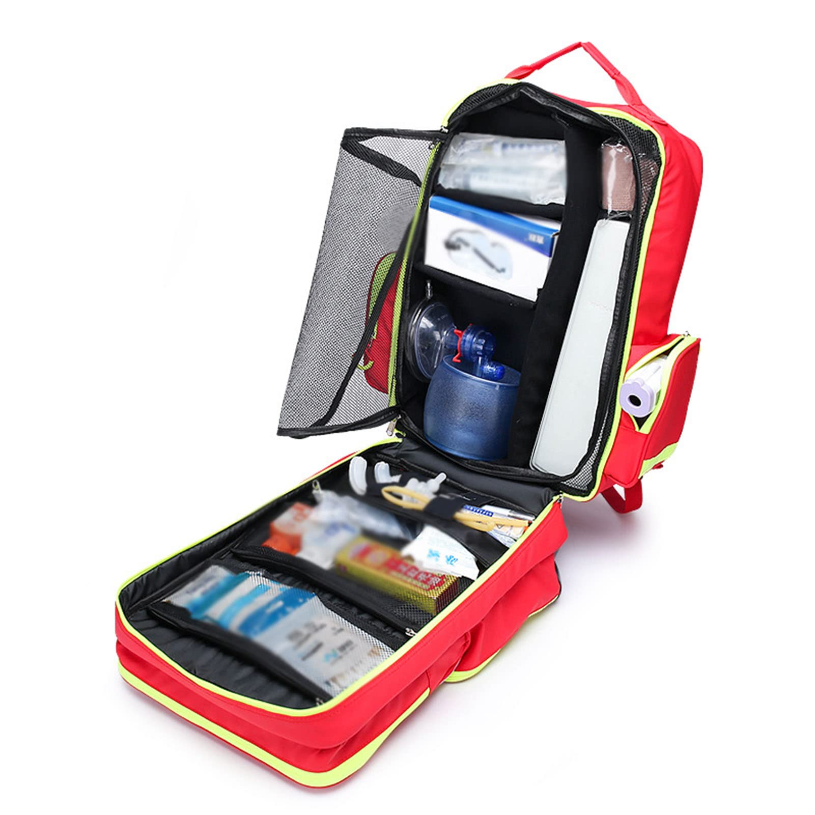 Bolsa para Emergencias Multiusos, Bolsa De Botiquín De Primeros Auxilios Portátil Vacía, Ideal para El Automóvil, El Hogar, El Campamento Y El Senderismo, Solamente La Bolsa