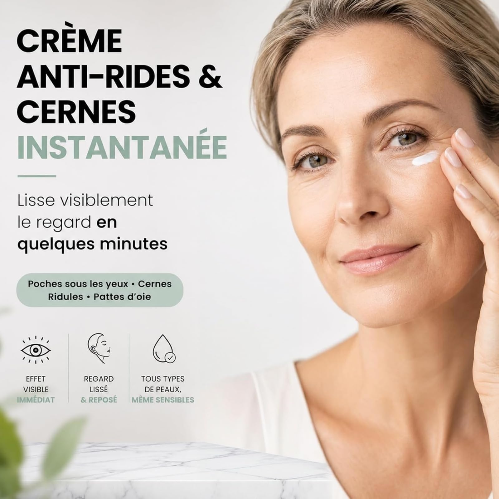 Lyciana Baume Anti Ride et Anti Cerne–Instant Eye Cream