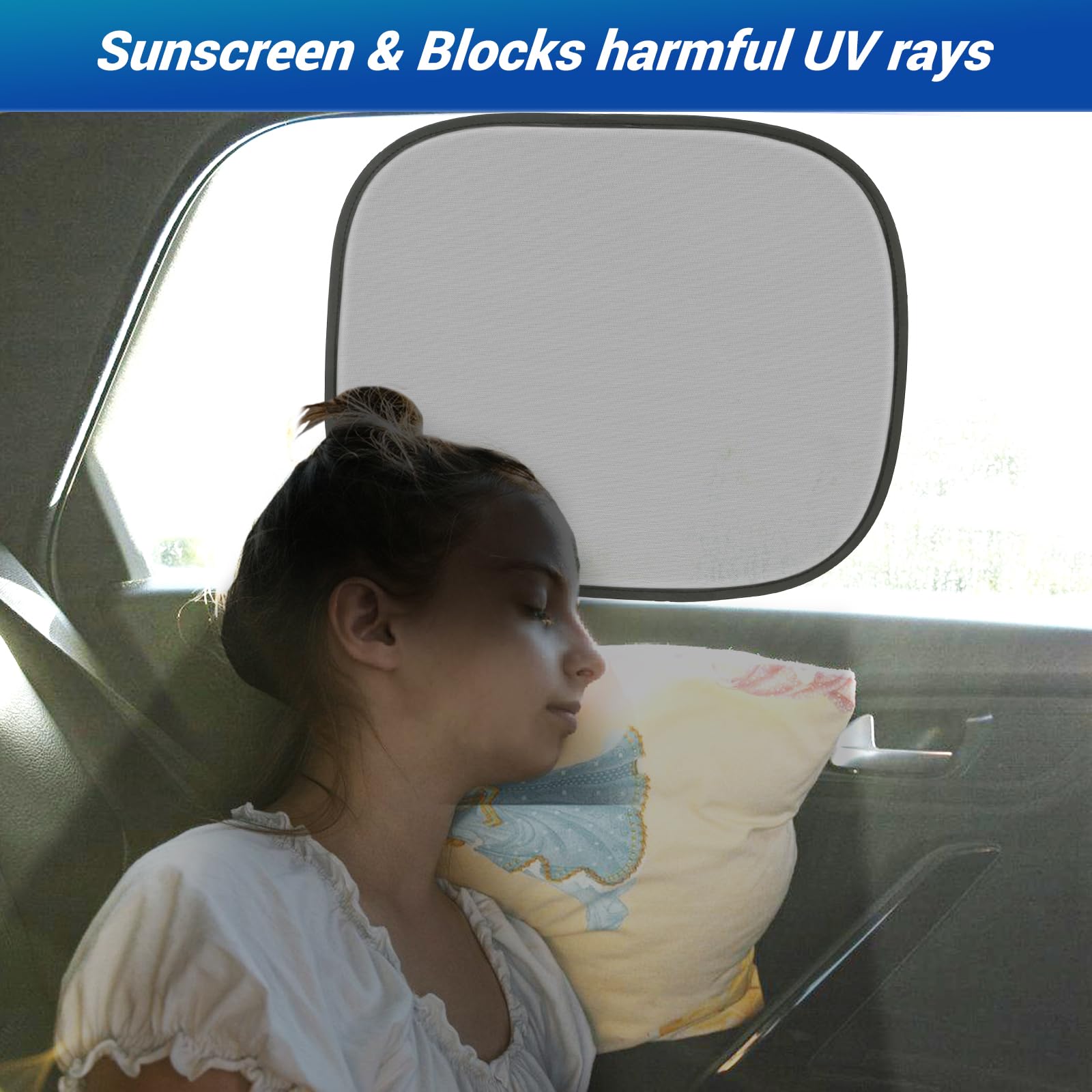 Suction Cup Window Shade Lyxheth 2PCS Car Window Shades, Car Window Sun ...