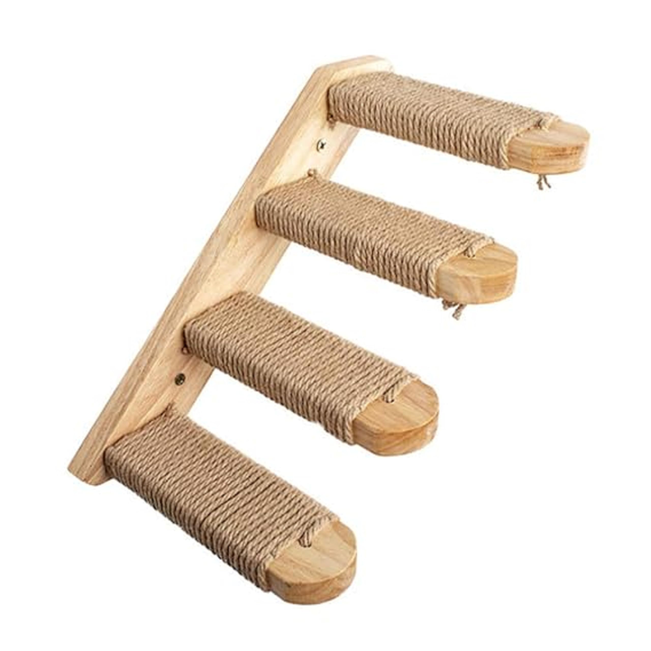 House of Meows 5 Steps Cat Stairway with Sisal Rope Scratching for Cats and Kittens Wall Mount (Left Side) (B0CVQFHD9K) Amazon Price History, Amazon Price Tracker