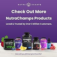 Vista 5 de NutraChamps Sleep Gummies for Adults & Kids, Melatonin Gummies with Chamomile, Valerian & L Theanine, Vegan Childrens Melatonin 3mg, 1.5 mg, or 6mg