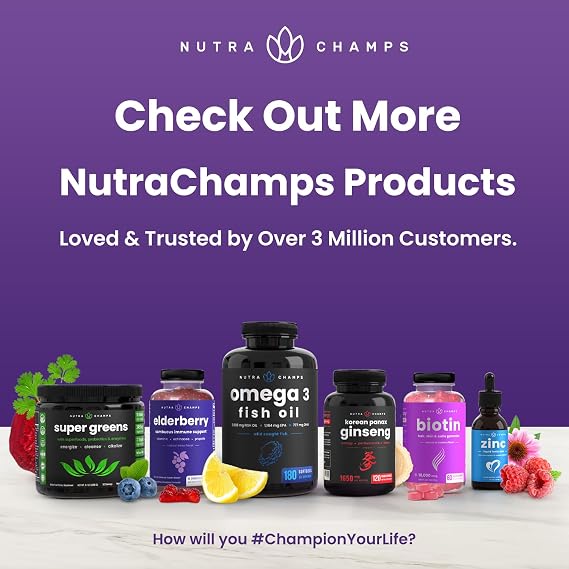 NutraChamps Sleep Gummies for Adults & Kids | Melatonin Gummies with Chamomile, Valerian & L Theanine | Safe & Effective for Kids & Adults | Vegan Childrens Melatonin 3mg, 1.5 mg, or 6mg