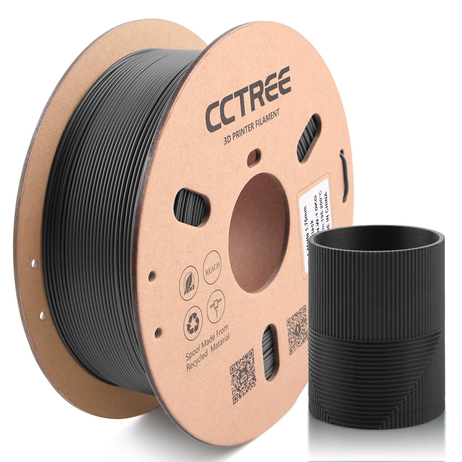 Filament PLA mat 1.75mm anti-stries et buse bouchée grâce à la précision dimensionnelle 1kg