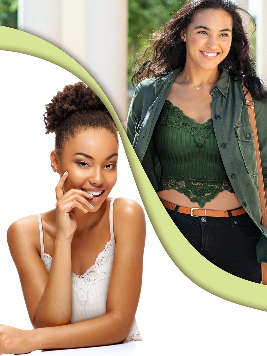 Bencailor Lace Y2k Tank Tops Fairy Grunge Clothes Crop Tops Lace Patchwork Cami Ribbed Knitted Tank for Women - Image 6