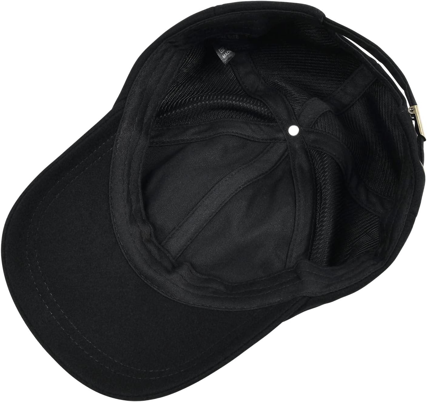 BOTVELA Wool Baseball Cap for Men Adjustable Unstructured Tweed Hat - Image 6