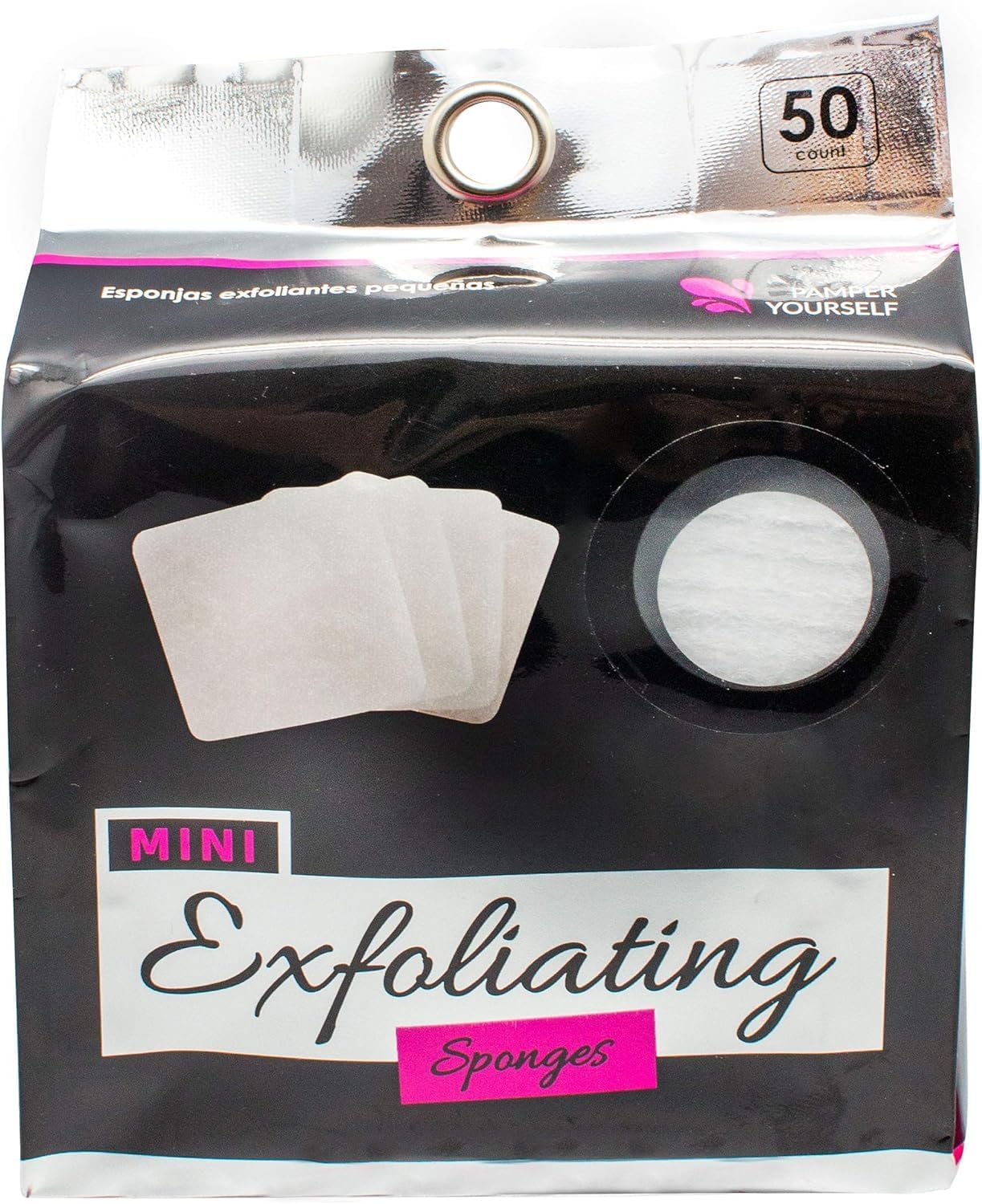 Mini Exfoliating Sponges: Square Facial Cleansing and Makeup Removal Pads, Suitable For All Skin Types