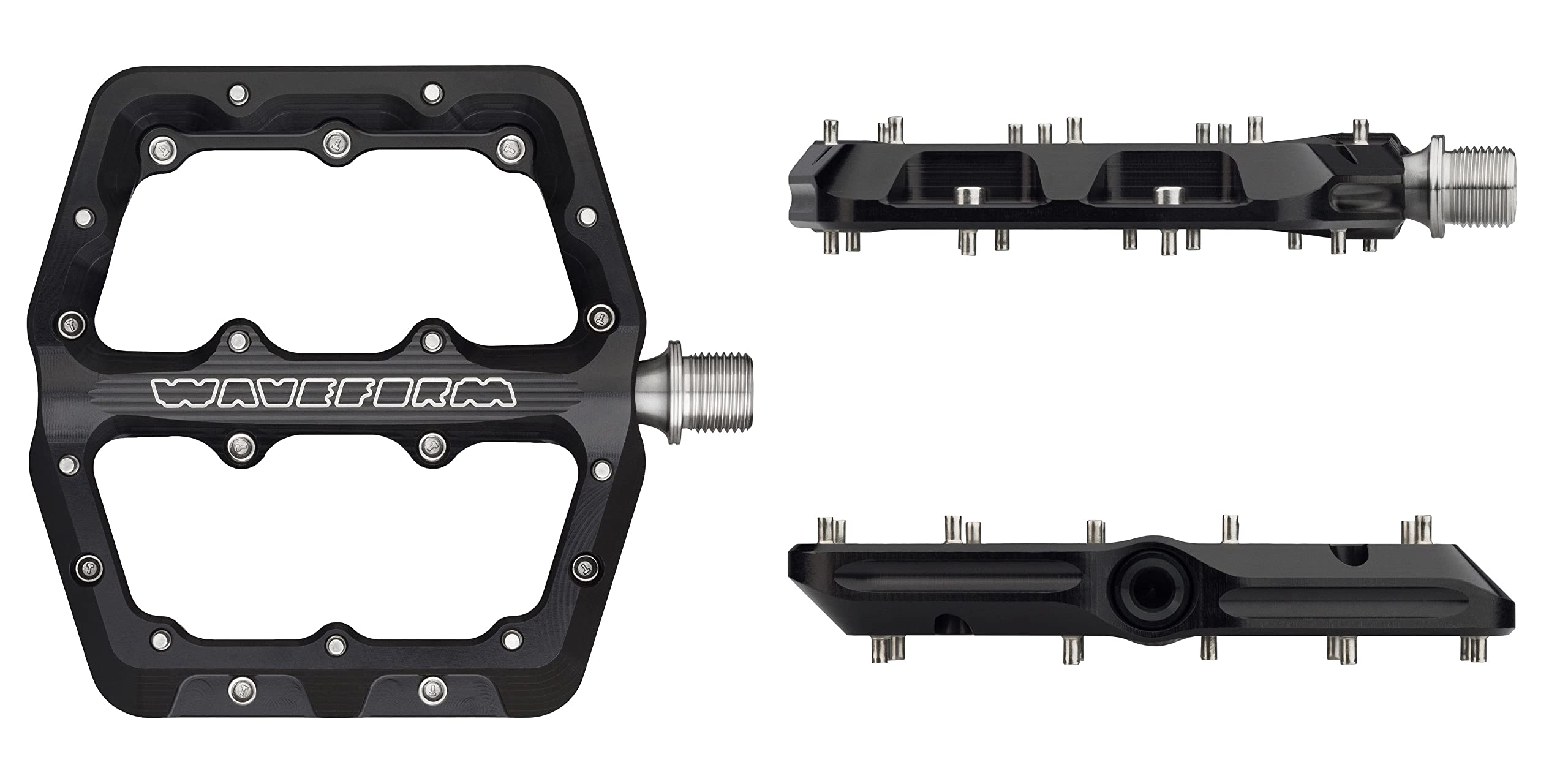 Amazon.com : Wolf Tooth Waveform Aluminum Pedals - Large - Black