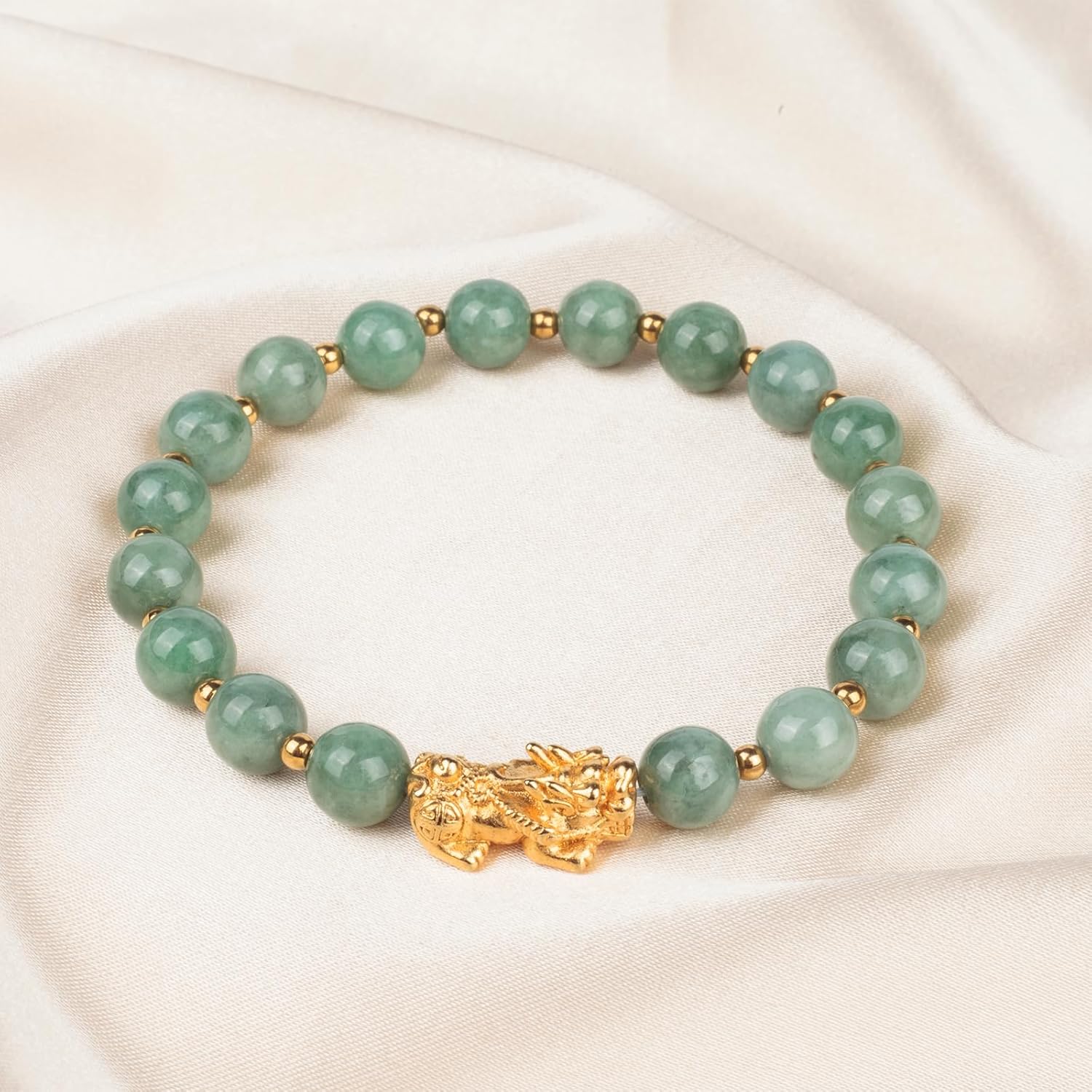 Fengshui Wealth Bracelet Green Real Jade Bracelet For Women Attract Lucky Wealthy Bracelets