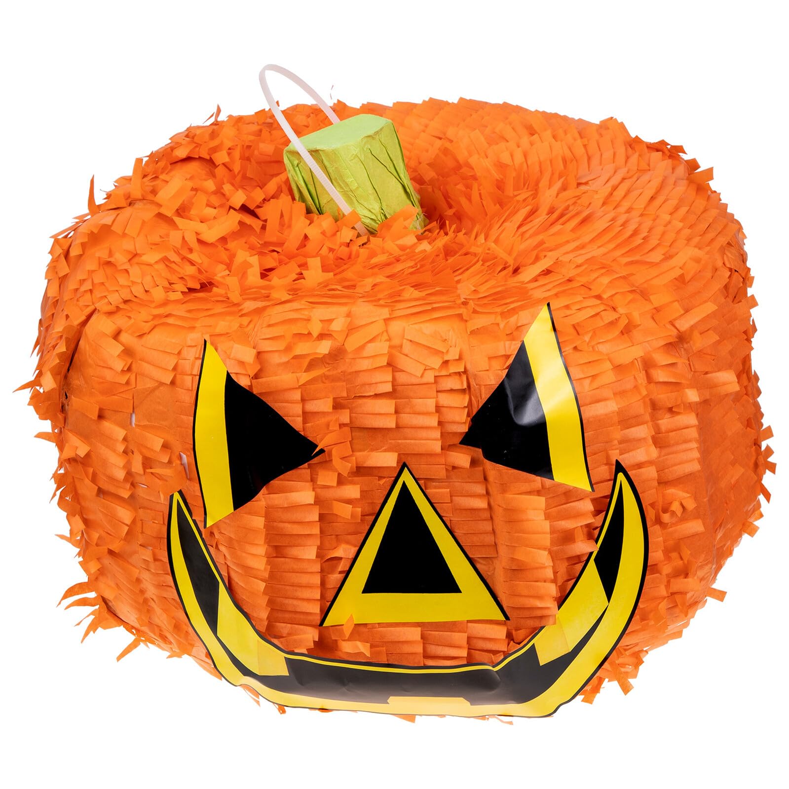 Piñata Citrouille Halloween en Papier Orange pour Fête Garçon et Filles