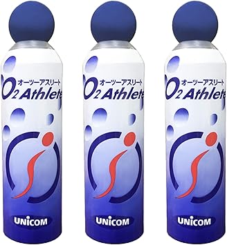 Amazon Unicom 携帯酸素発生器 オーツーアスリート O2 Athlete 交換用酸素ボンベ 3本セット Unicom ユニコム 浄水器 酸素