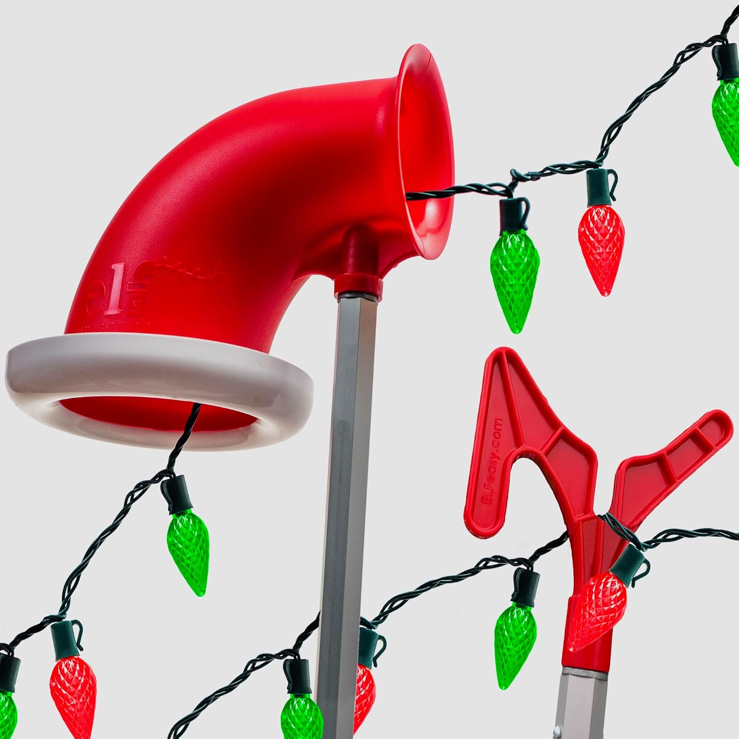ELF | Easy Light Feeder | No Ladder Holiday Light Hanger Kit | Safely and Quickly Decorate Tall Trees with Holiday Lights