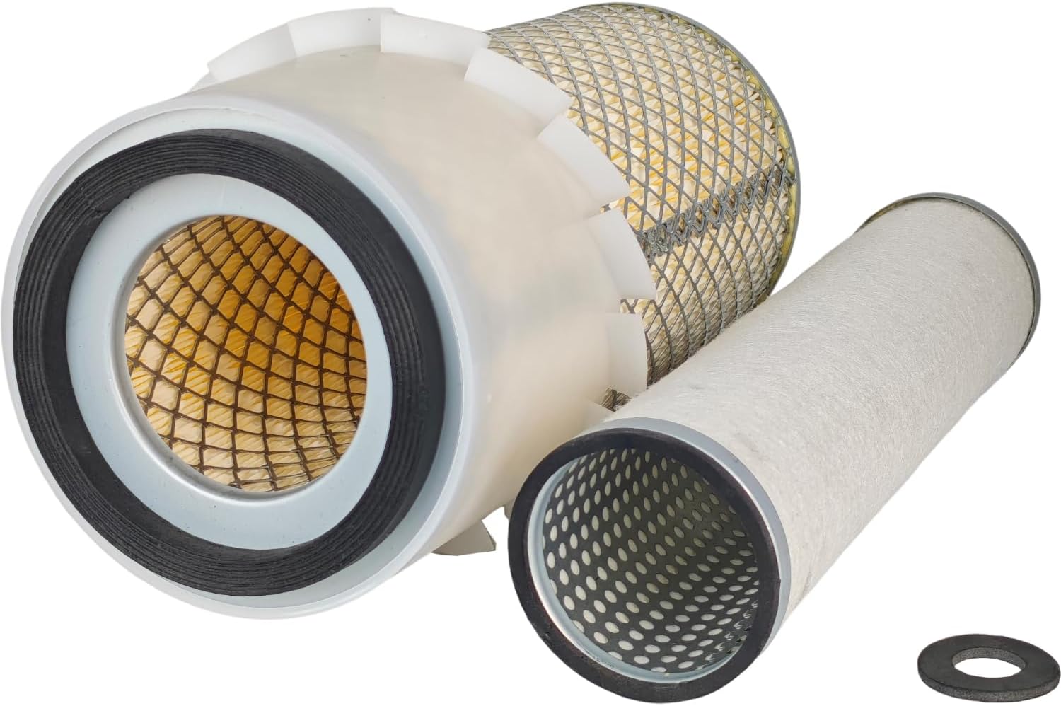 XYZIL Filter Kit Compatible with Kioti DK35 DK40 DK45 DK50 E6201-32443 84612-43160 T4620-38033 E6300-11081 E6300-11091 Fuel Engine Oil Hydraulic Outer Inner Air Filter Tractor