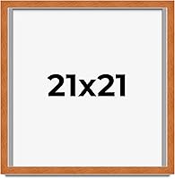 Vista 126 de Marco marrón de 18 x 24 pulgadas, marco de madera maciza de nuez de miel, ancho de moldeo de 0.875 pulgadas, profundidad de rabo de 0.875 pulgadas