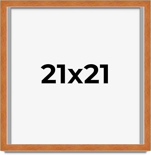 Miniatura 126 de Marco marrón de 18 x 24 pulgadas, marco de madera maciza de nuez de miel, ancho de moldeo de 0.875 pulgadas, profundidad de rabo de 0.875 pulgadas