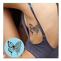 Vista 9 de Tattoo Tech, tatuajes temporales de larga duración, duran de 1 a 2 semanas, impermeable, tatuaje semipermanente, aspecto realista, sin adhesivo, sin