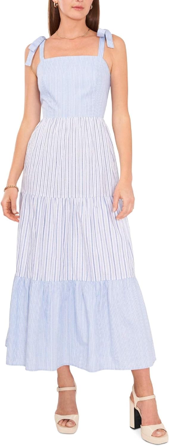 Riley & Rae Womens Colorblocked Midi Dress