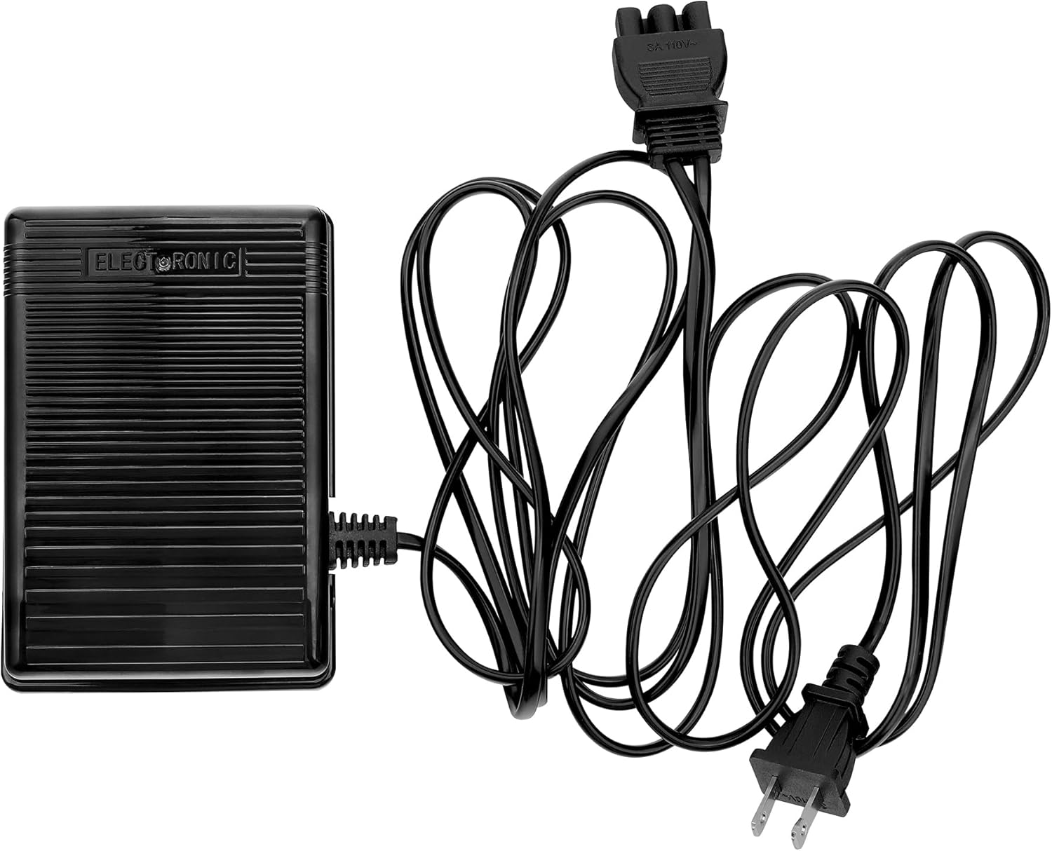 Foot Pedal Power Cord Compatible with Singer Sewing Machine, D Shape Plug Compatible with Singer 4452 4443 4432 4423 4411 44S 5554 5532 5523 5511 160s 150s 140s 130s(359102-001)