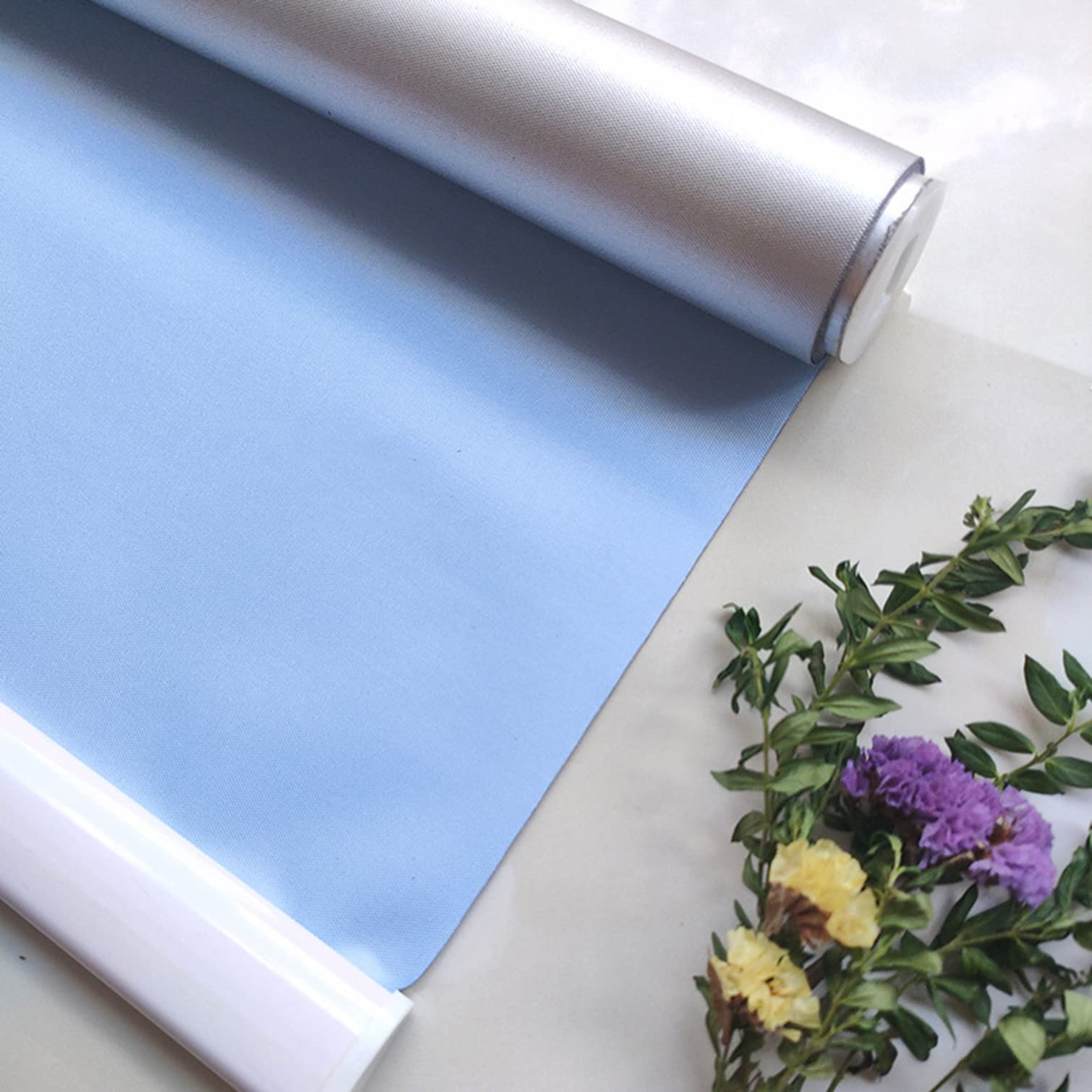 Persianas Enrollables 100% Opacas,Persianas con Aislamiento Térmico,Protección UV Tela de Poliéster Impermeable,Persianas Enrollables Opacas para Oficina Dormitorios Baño,Personalizado (W145
