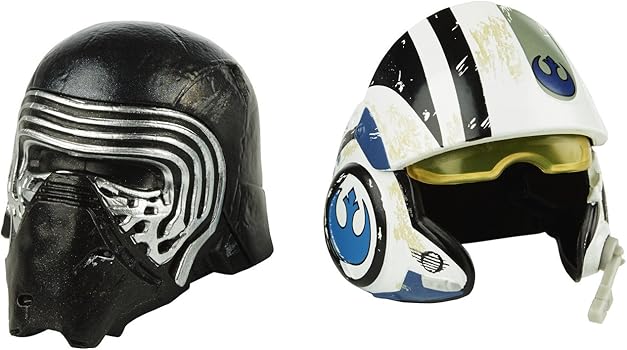 Figurine Mandalorian Star Wars: La Forza Risveglia Die Cast Kylo Ren & Poe Dam Black Series