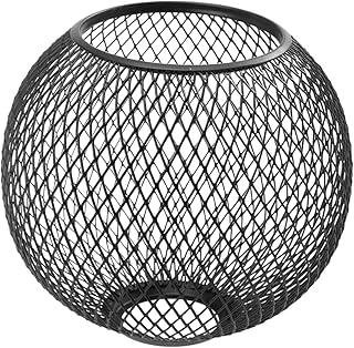 DOITOOL Metal Mesh Lamp Shade Cover Sphere Wire Cage Pendant Light Shade Replacement Modern Flush Mount Light Cover for Home Lighting