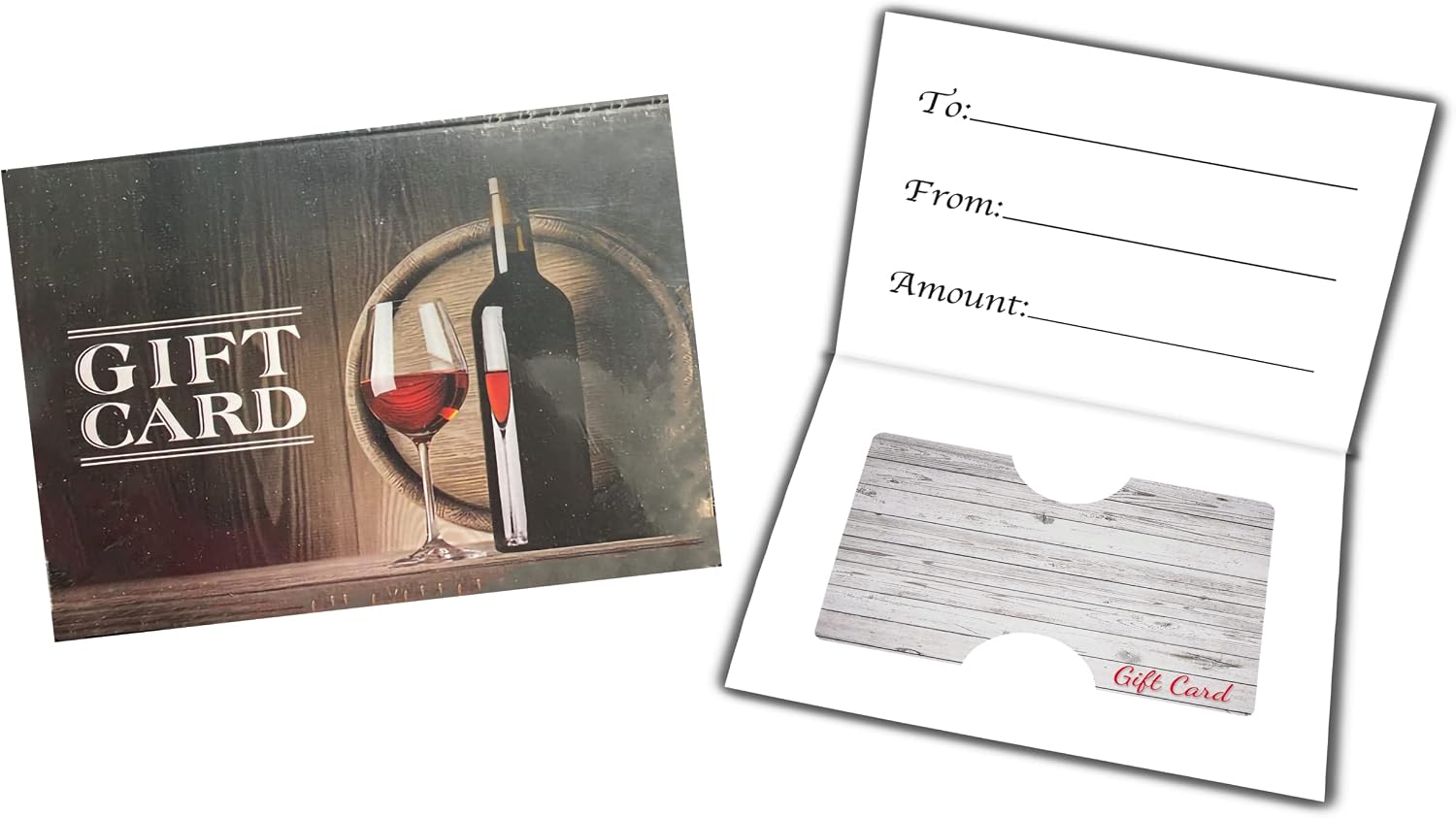 Gift Card Presenter (Rustic Wine) 200 Pack