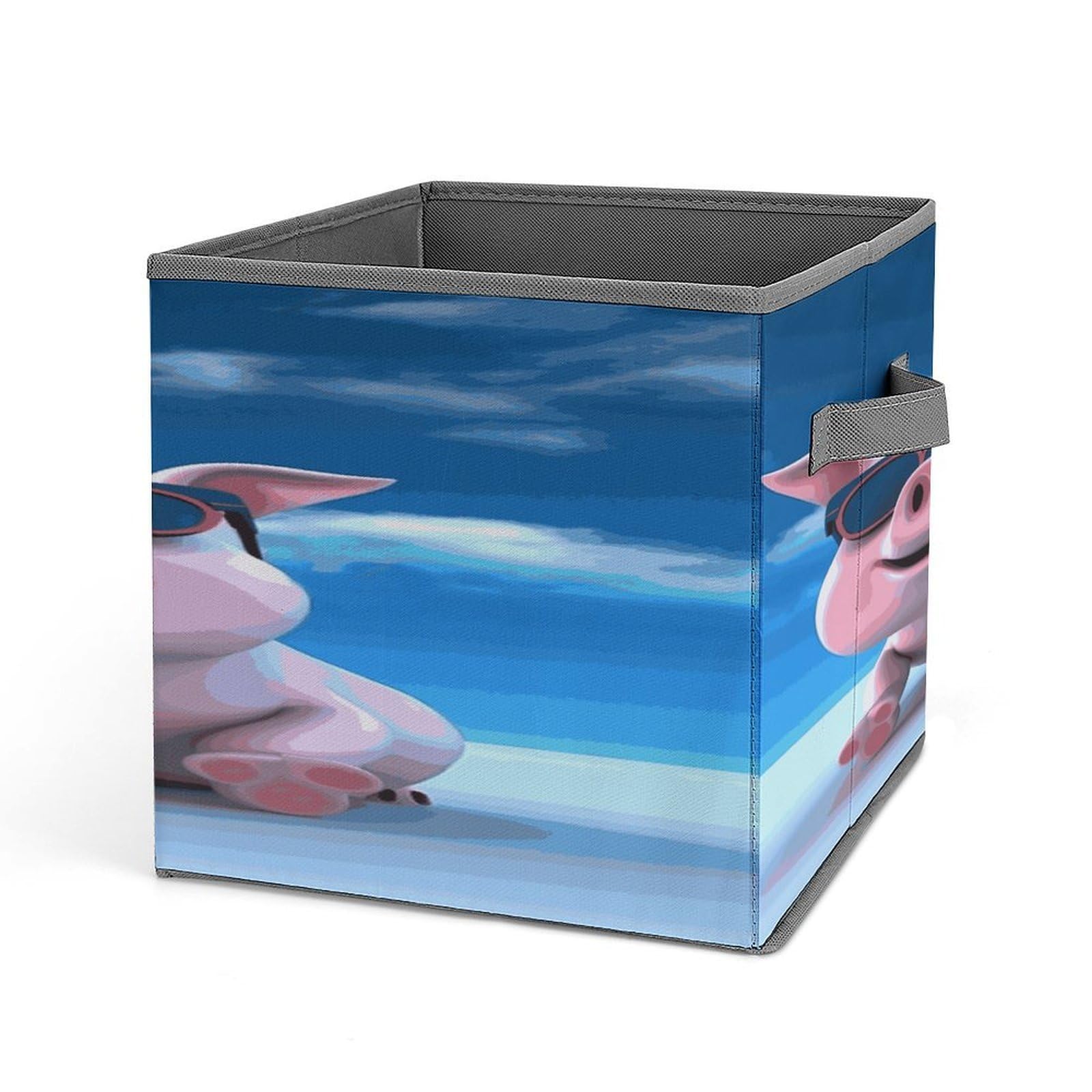 Fekiloot Style Funny 3D Piggies Storage Bins Storage Baskets