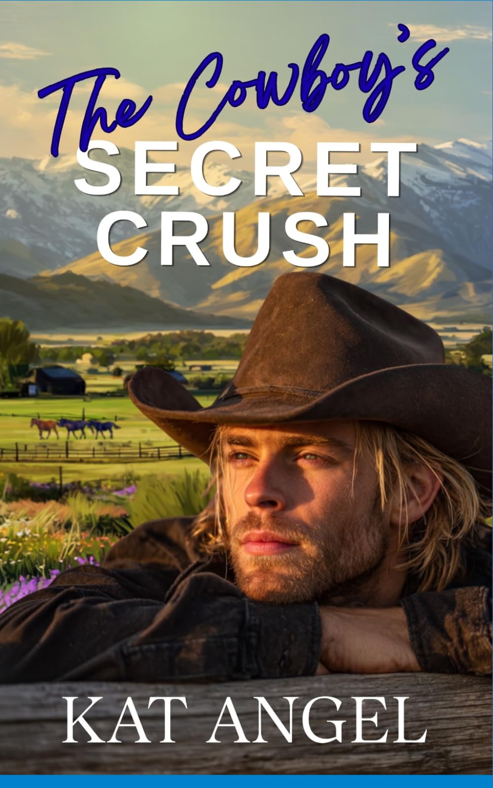 The Cowboy's Secret Crush: A Grumpy Sunshine He Falls First Sweet Romance (The Rivera Ridge Rescue Series)