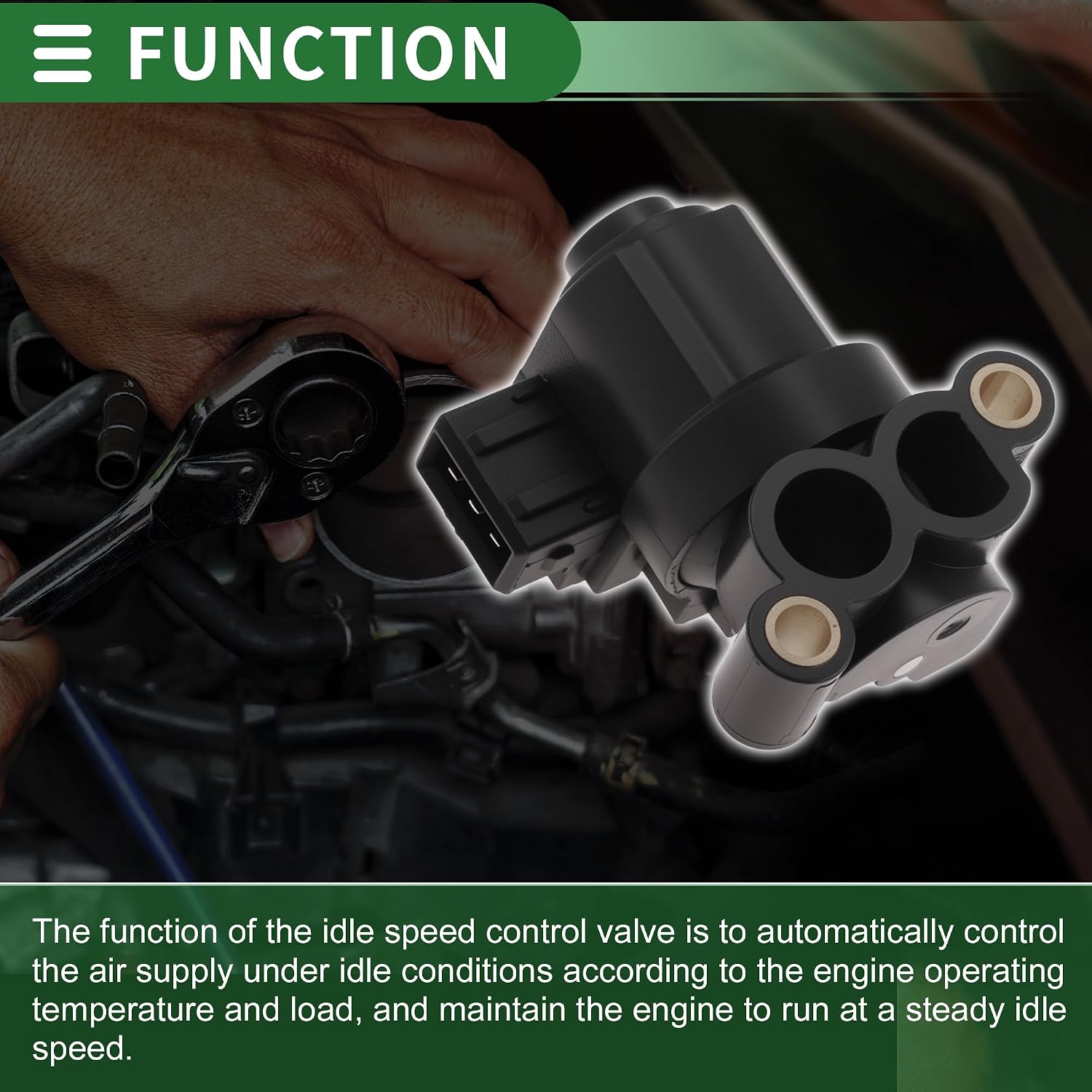 Car Idle Air Control Valve for Porsche 996 1999-2001 Replace No.0280140572 Fuel Injection Idle Air Control Valve for Stable Engine Operation