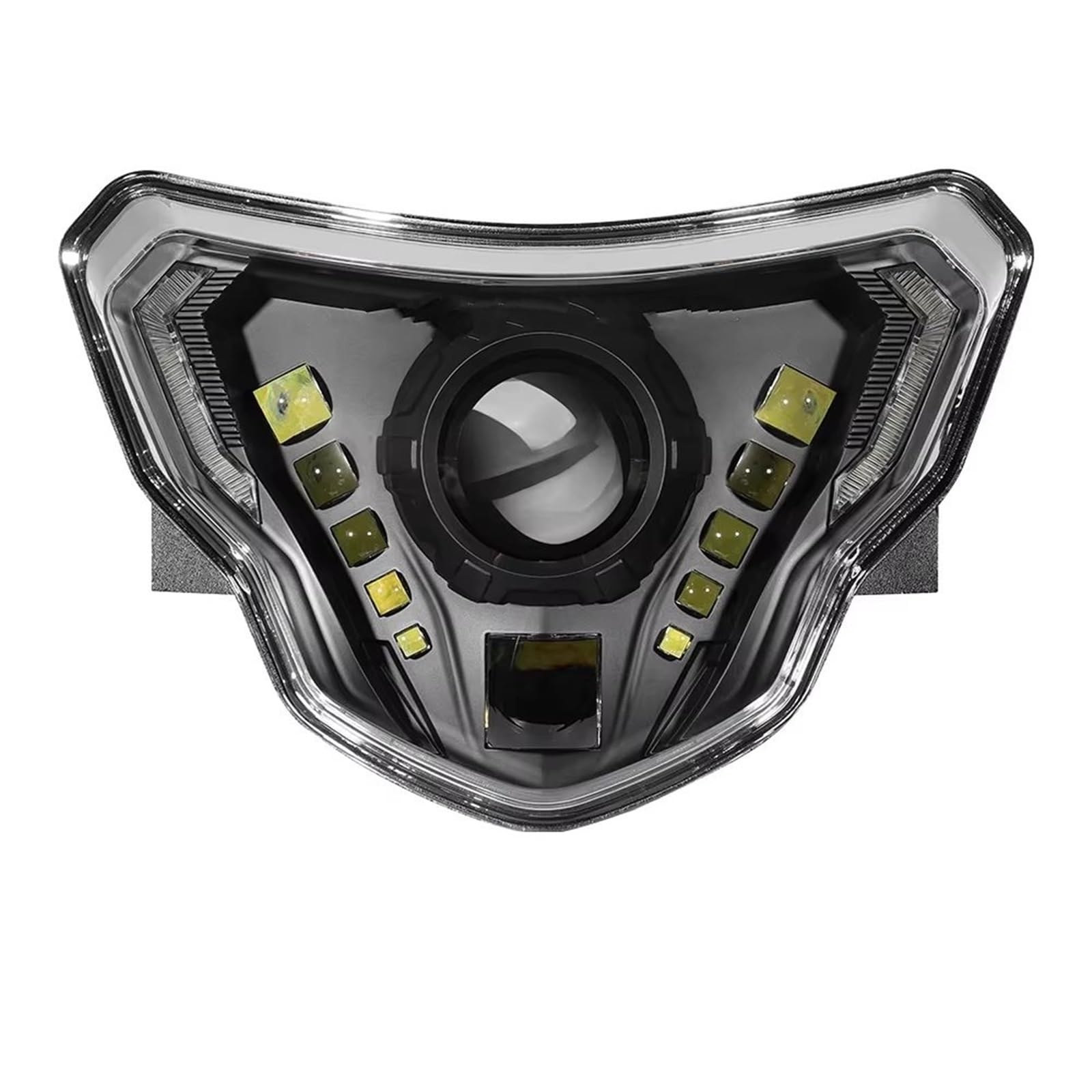 Phares avant LED Devil Eyes BMW G310GS pour remplacer un éclairage faible