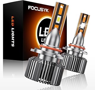 H11 LED Headlight Bulbs, 800% Brightness 120W 24000LM LED Bulbs, H16 H9 H8 Halogen Replacement Bulbs, 6000K Cool White IP68 Waterproof, Pack of 2
