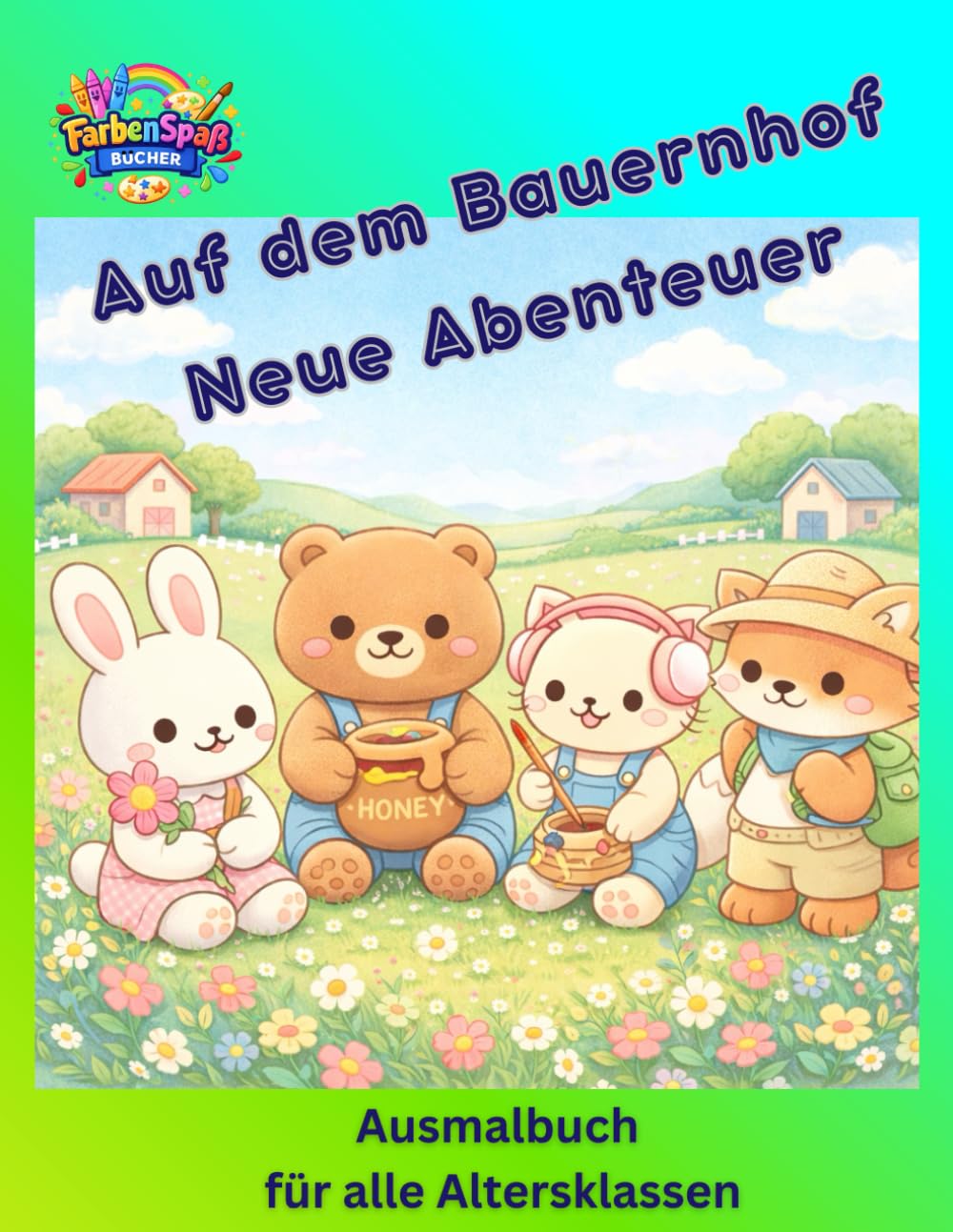 Auf dem Bauernhof: Erwecke den Bauernhof zu buntem Leben